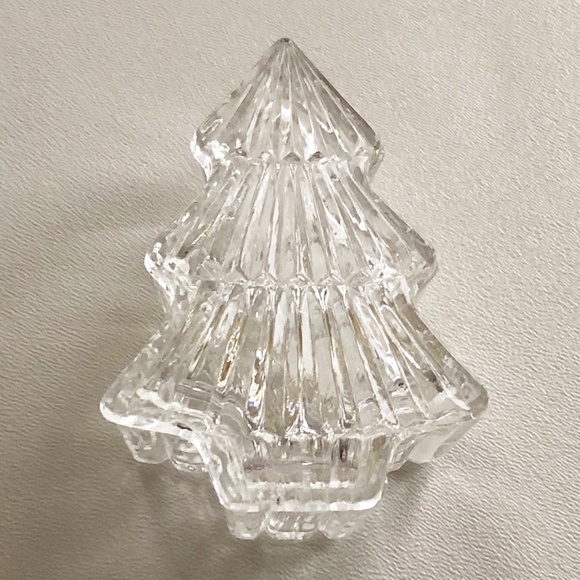 VTG I W Rice & Co Made Exclusively for Neiman Marcus Crystal Christmas Tree Box - Picture 3 of 9